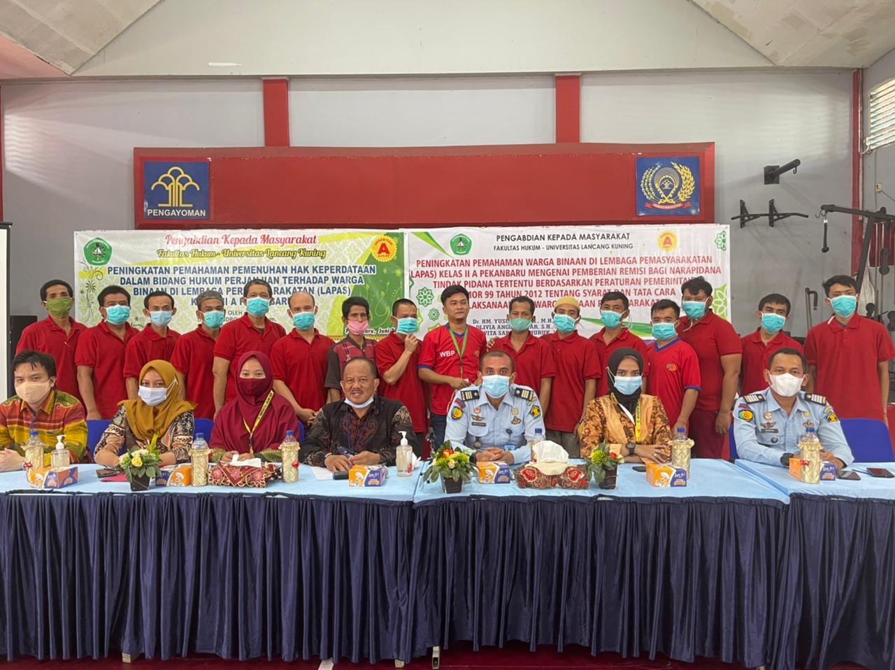 Dosen Fakultas Hukum Unilak Beri Penyuluhan Hukum tentang Pemberian Remisi di LP Kelas II Pekanbaru