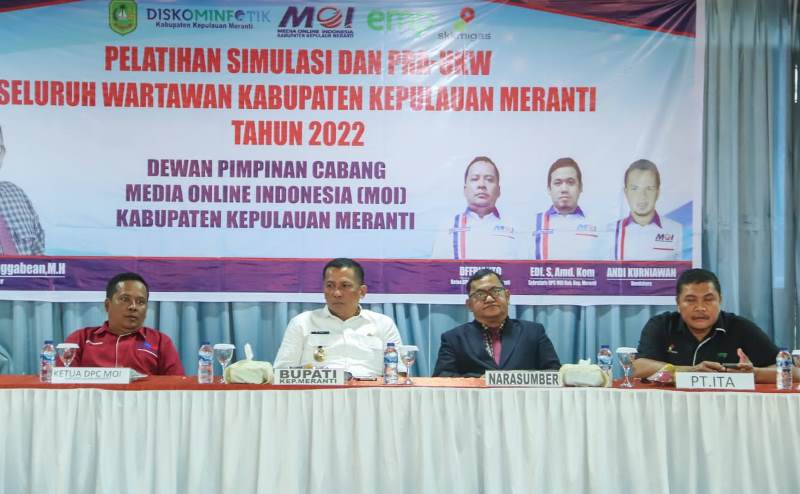 Ini Harapan H.M. Adil kepada Wartawan di Meranti