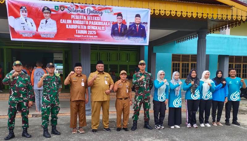 Seleksi Tahap Pertama Calon Paskibraka di 7 Kecamatan Dibuka Resmi Kaban Kesbangpol Bengkalis
