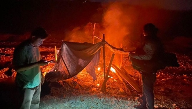 Beroperasi di Kebun Pemda, Polisi Bakar Enam Rakit Diduga untuk Penambangan Emas Ilegal
