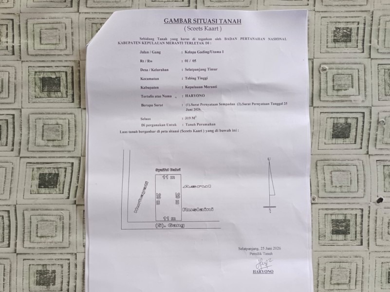 Surat Tanah Hilang, Pemilik Tanah Melaporkan Ke Pihak Yang Berwajib