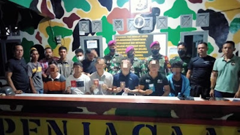 Identitas 6 Orang Diduga Intel Asing Ditangkap di Kaltara, Ada 3 WNA!