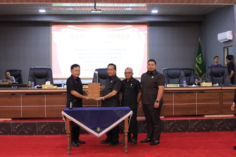 DPRD Kepulauan Meranti Teken Nota Kesepakatan KUA-PPAS APBD Perubahan 2025, Disepakati Rp 1,2 Triliun Lebih