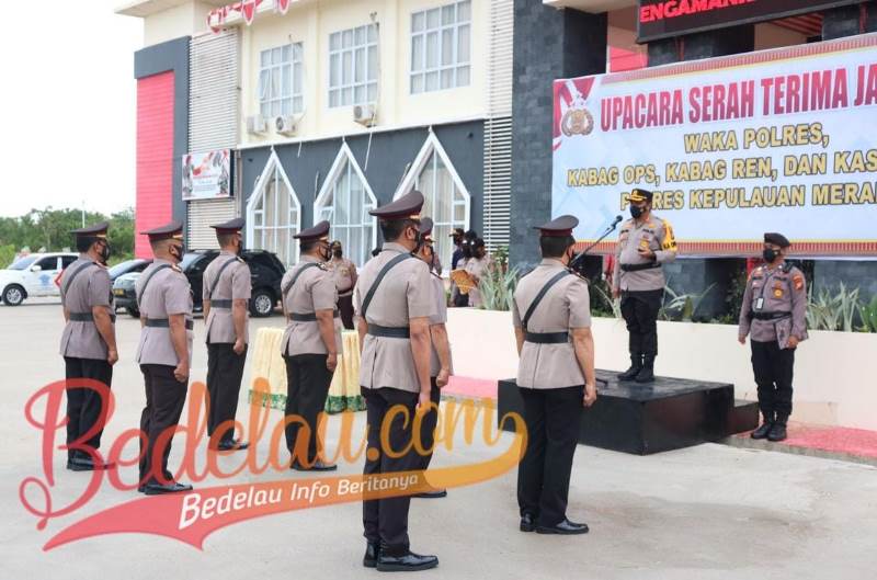 Pimpin Sertijab 4 Pejabat Utama, Kapolres: Jabatan Adalah Amanah