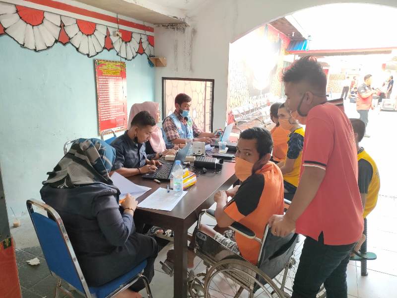 Optimalisasi Program Vaksin, Warga Binaan Lapas Bengkalis yang Belum Vaksin Kembali di Data