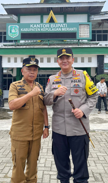 Plt Bupati Asmar Sambut Kunjungan Kerja Kapolda Riau Di Kabupaten Kepulauan Meranti