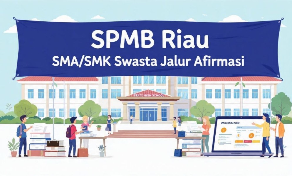 Besok, Pendaftaran SMA/SMK Swasta Jalur Afirmasi di Riau Dibuka