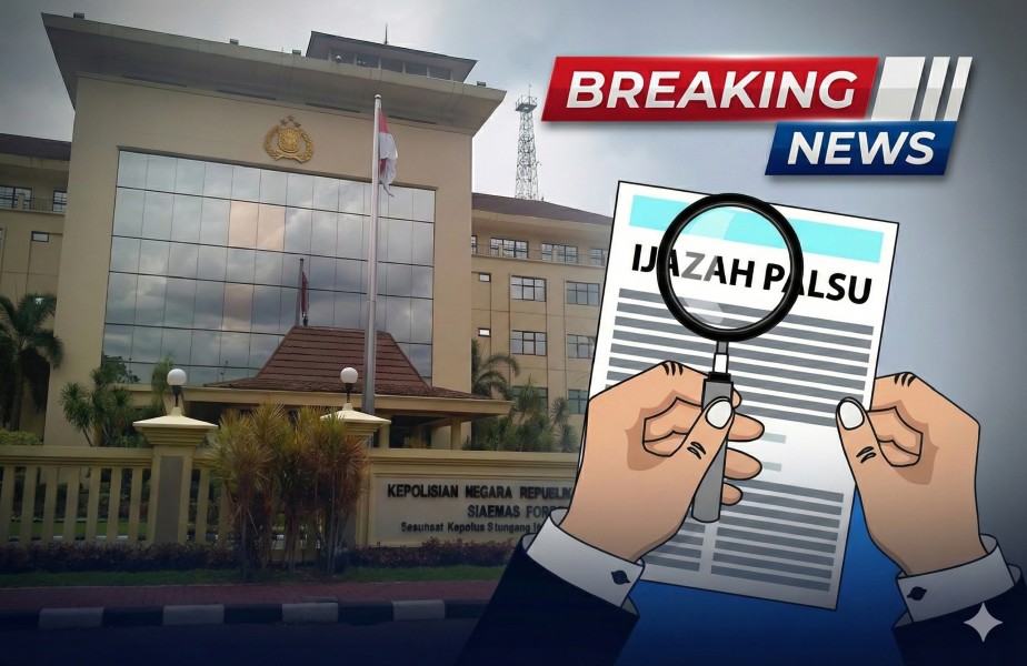 Polda Riau 'Masuk Angin'? Kasus Ijazah Ketua DPRD Siak Resmi Diadukan ke Bareskrim