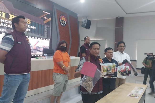 Polda Riau Tangkap Perambah 13 Hektare Hutan Suaka Margasatwa Giam Siak Kecil