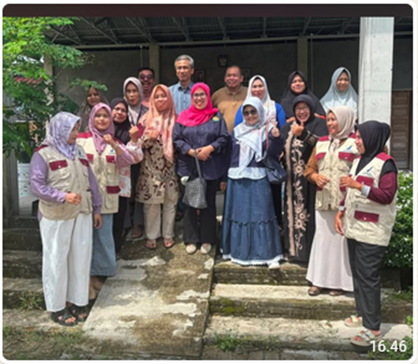 Dosen Ilmu Lingkungan Pascasarjana Unilak Dorong Pemanfaatan Lahan Pekarangan di Kelurahan Agrowisata