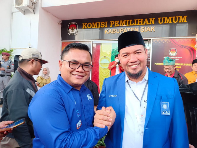 H Syarif Siap Jabat Wakil Ketua I DPRD Siak 2024-2209 dari PAN