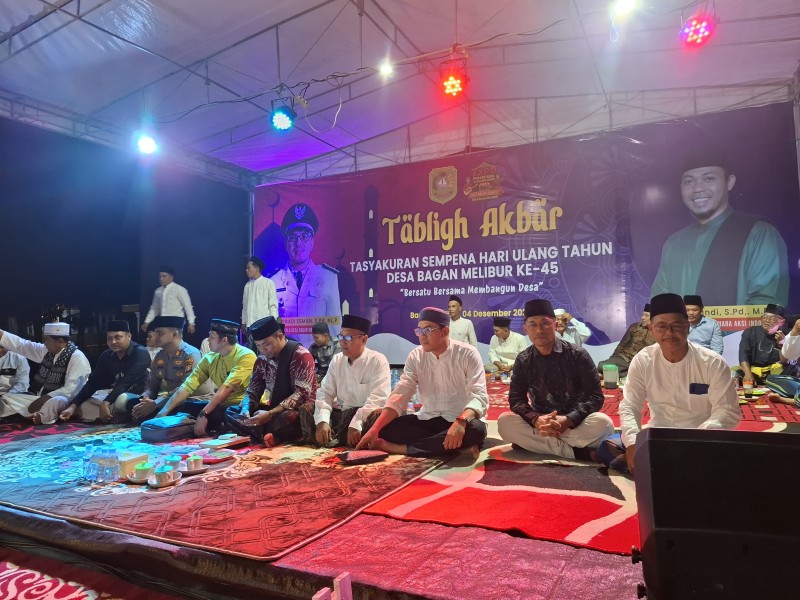 Sempena HUT 45, Isnadi Esman : Mari Berdo'a Agar Pendahulu Pemimpin Desa Terdahulu Diberi Kesehatan