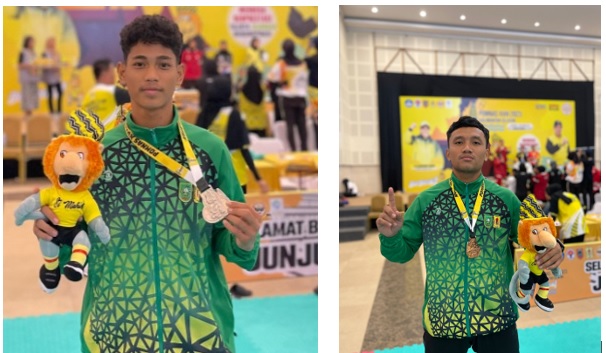Mahasiswa Unilak Harumkan Nama Riau di Pomnas Kalimantan Selatan, Sumbang 2 Medali