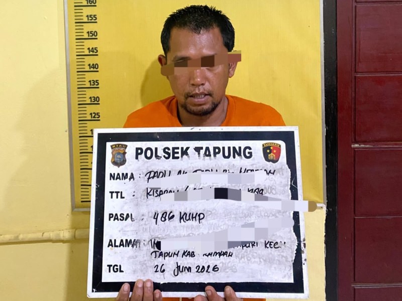 Pinjam Motor Alasan Isi Dana, Pria di Kampar Ditangkap Sebulan Kemudian