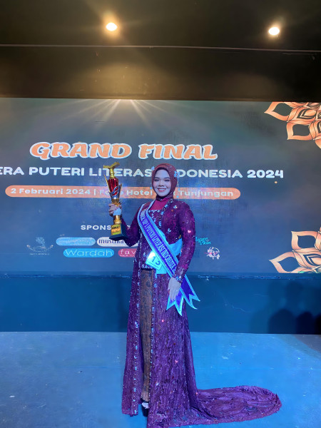 Mahasiswi FH Unilak Melisa Rizka Raih Juara 2 Grand Final Puteri Literasi Indonesia Tingkat Nasional 2024