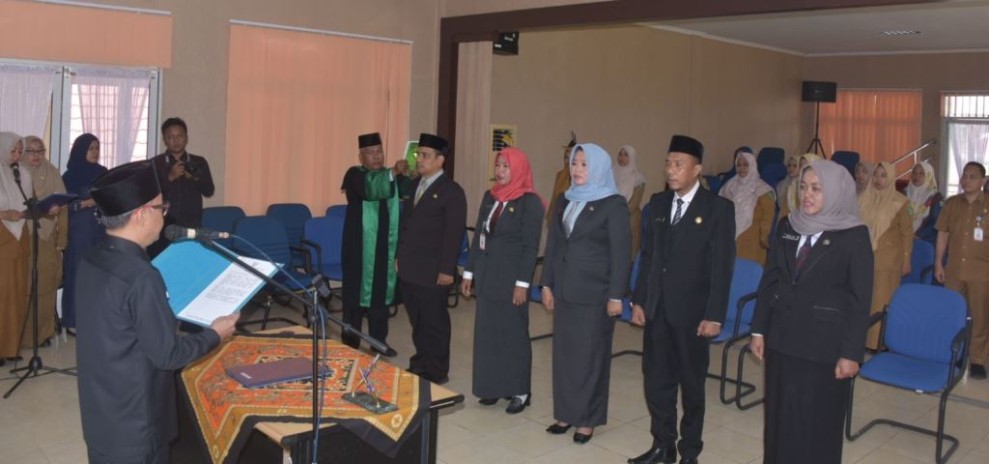 Lima Pejabat Brida Kabupaten Bengkalis Dilantik