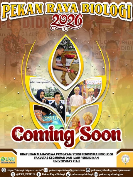 COMING SOON PEKAN RAYA BIOLOGI 2026 “SERIBU AKSI, SEJUTA PRESTASI”