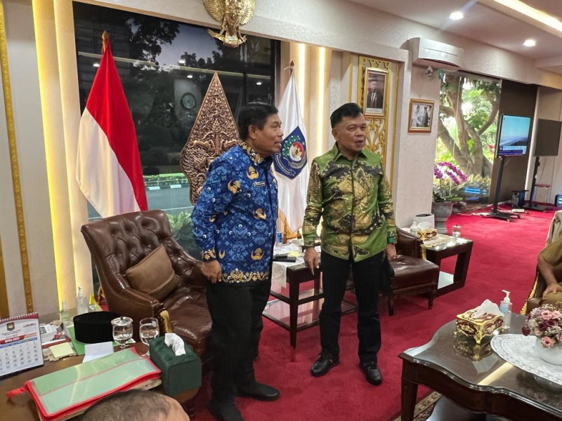 Plt. Bupati Asmar Audiensi di Kemendagri