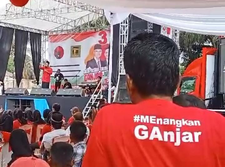 Tim Pemenangan Ganjar-Mahfud, Kuansing Gelar Kampanye di Water Park