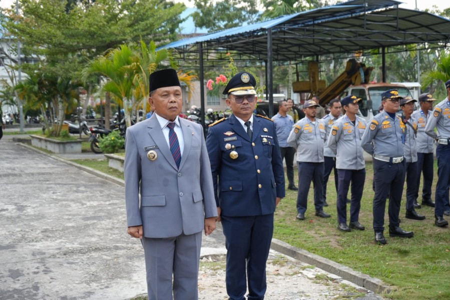 Bupati Asmar Pimpin Apel Harhubnas 2026, Tekankan Keselamatan dan Konektivitas Transportasi