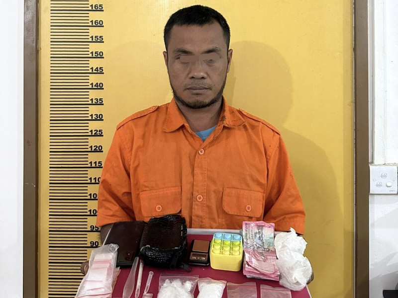 Pecatan Honorer Satpol PP Inhu, Ditangkap Polisi Edarkan Puluhan Gram Sabu