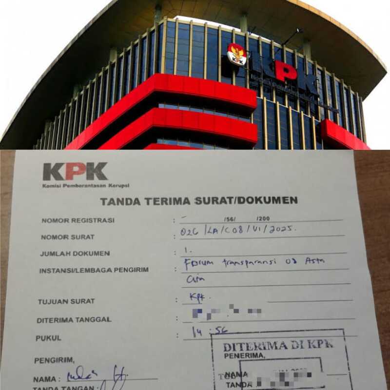 Forum Transparansi 08 Astacita Tuntut Usut Tuntas PLTU Siak Mangkrak ke KPK, Ancam Demo