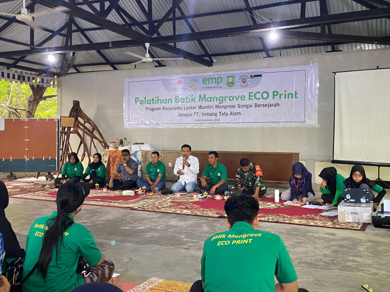 PT. ITA Bersama Laskar Mandiri Taja Pelatihan Batik Mangrove Eco Print