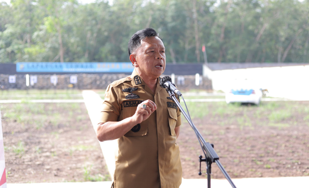 H. Asmar dan Forkopimda Coffee Morning di Lapangan Tembak Polres Meranti