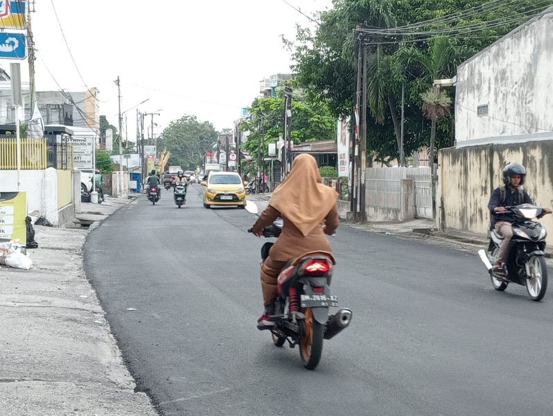 Sebagian Jalan Dahlia Sudah Dioverlay