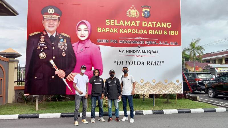 Curvanord 1999 Layangkan Surat Demontrasi dan Harapan Baru Untuk Kapolda Riau Irjen Muhammad Iqbal