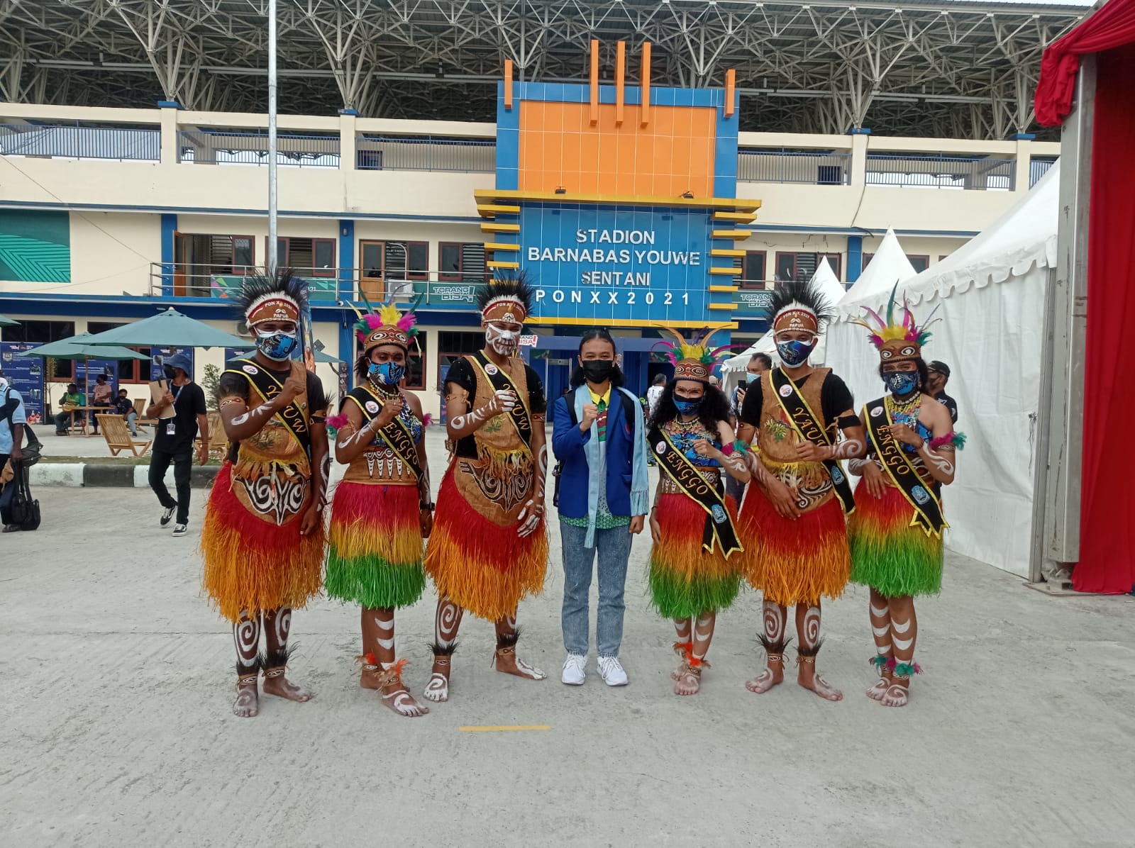 Tiba di Papua, Mahasiswa Bela Riau Di PON XX Di Bekali