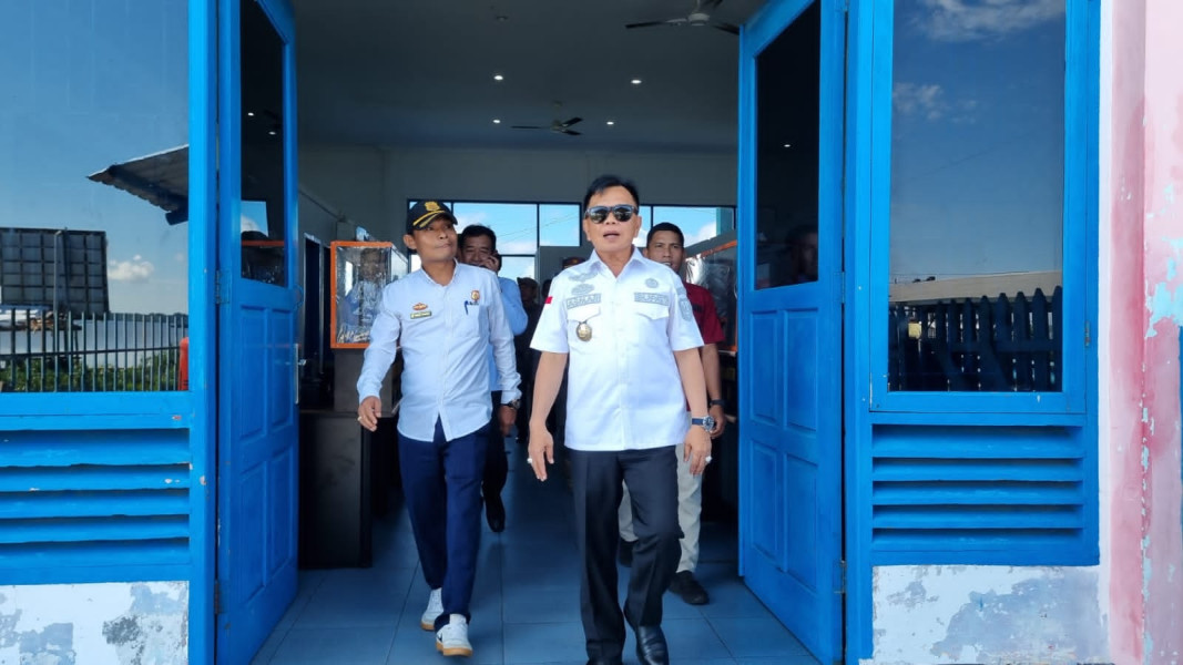 Plt Bupati Asmar Sidak Penumpang Kapal ke Malaysia