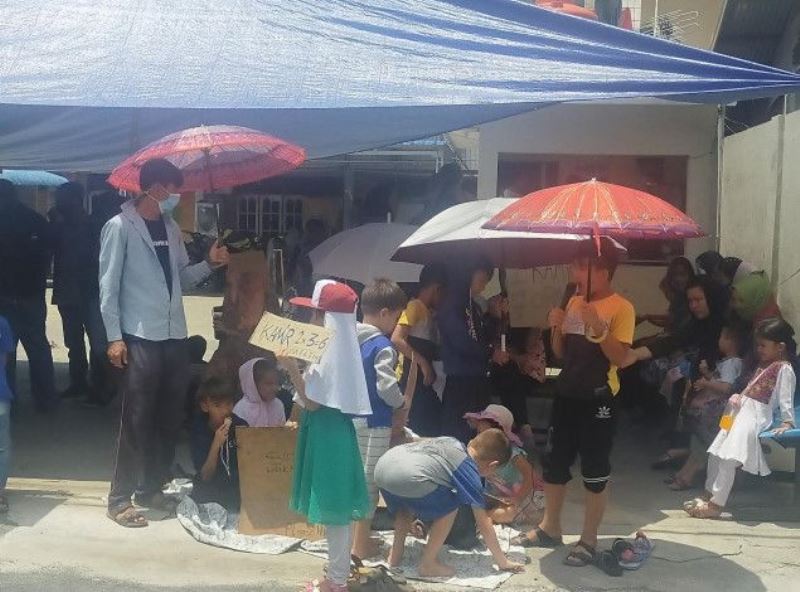 Sudah Berlangsung 41 Hari, Unjuk Rasa Imigran di Pekanbaru akan Dibubarkan Paksa
