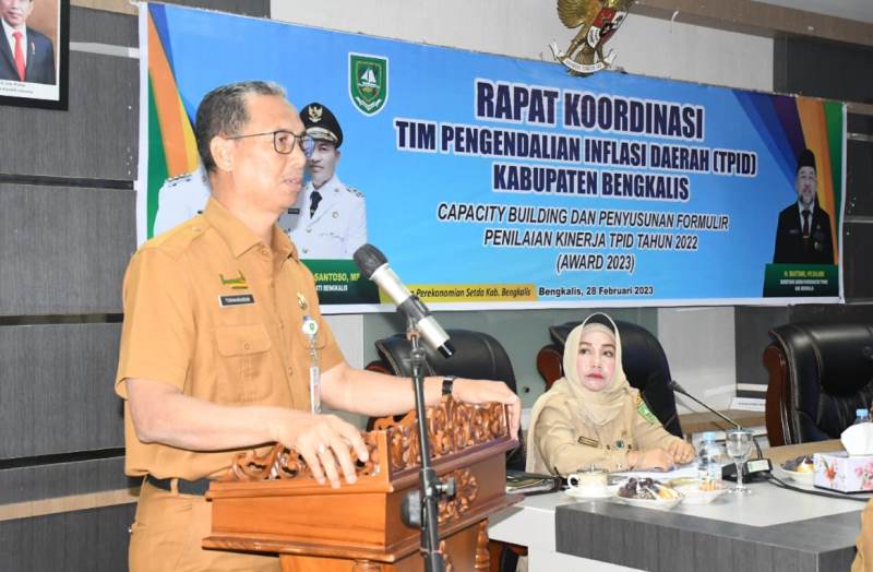 Upaya Kongkrit Inflasi Dibahas Melalui Rakor TPID Kabupaten Bengkalis
