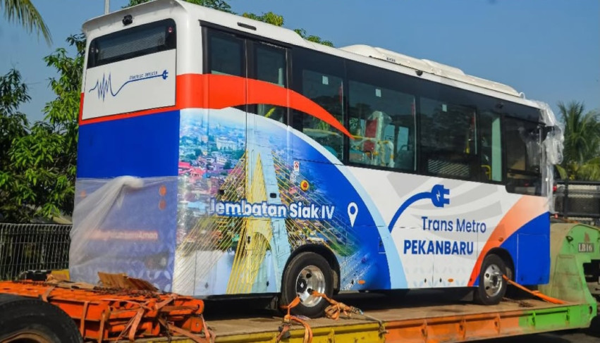 Tahun Ini Belasan Bus Listrik Akan Layani Warga Pekanbaru