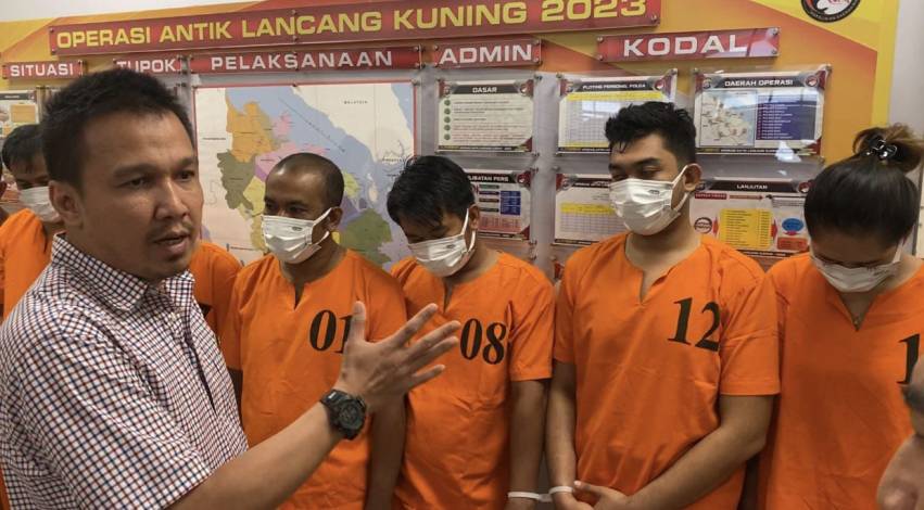 Sembilan Pengedar Narkoba di Tempat Hiburan Malam Ditangkap, Dua di Antaranya Wanita