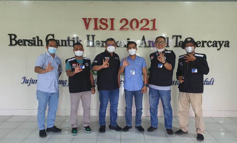 Jalin Hubungan Kemitraan, PWI Bengkalis Sambangi Manajemen KPI Unit II Sungai Pakning