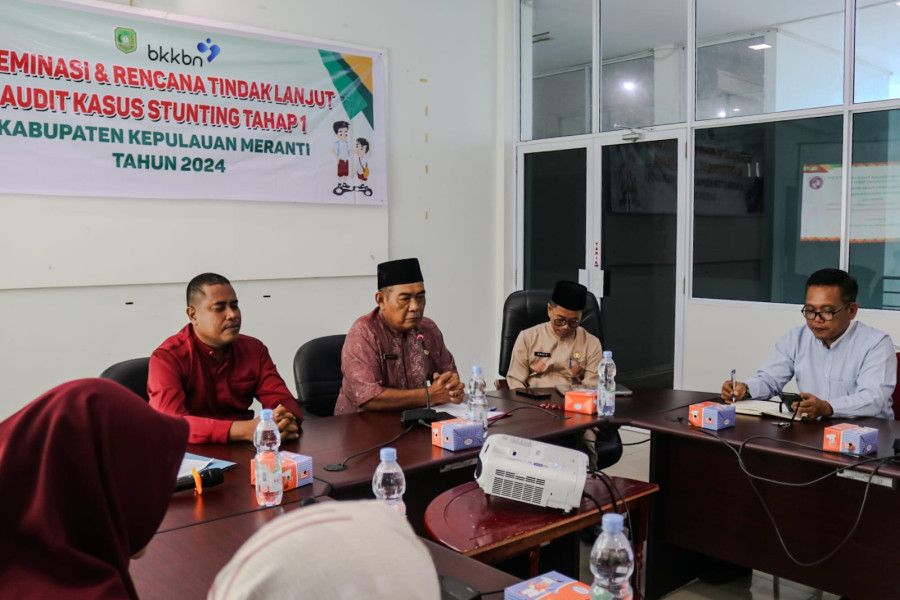 Pemkab Meranti Gelar Rapat Diseminasi dan Audit Kasus Stunting