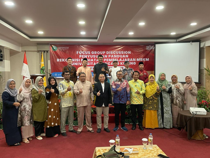 Rektor Unilak Prof Junaidi Buka FGD Panduan Rekognisi Merdeka Belajar Kampus Merdeka