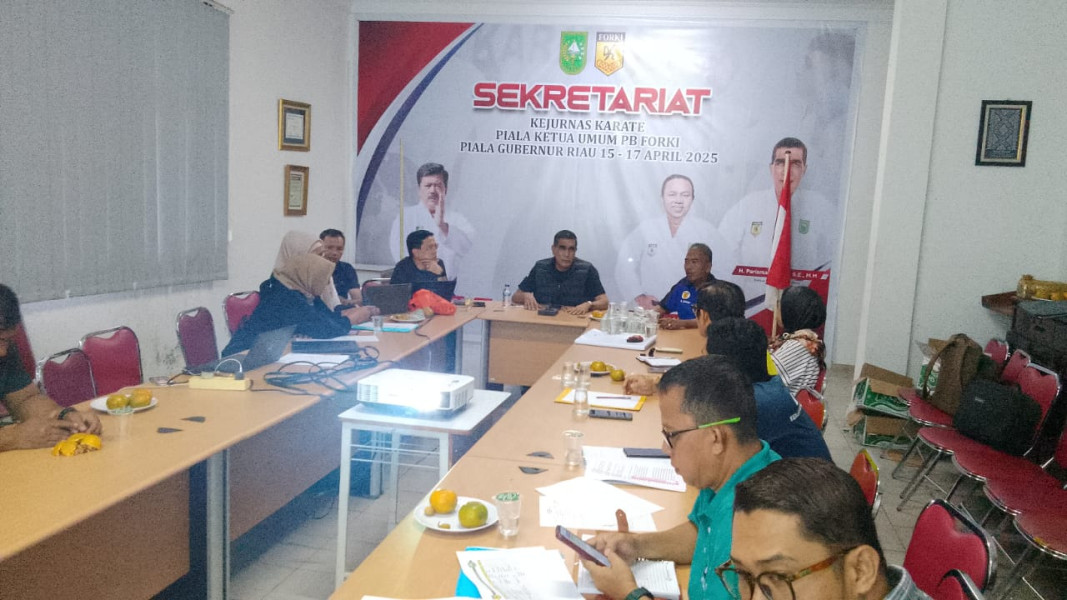 Forki Riau Rapat Koordinator Panitia Kejurnas