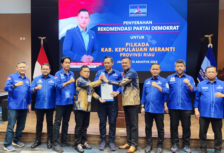 Asmar dan Muzamil Raih Dukungan Partai Demokrat untuk Pilkada Kepulauan Meranti 2024