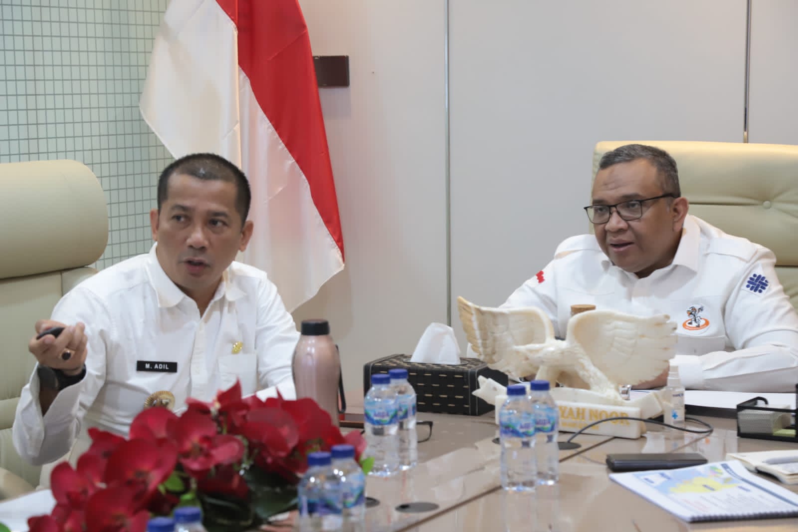 Bertemu Wamen Kemenaker, Bupati Kabupaten Kepulauan Meranti H. Muhammad Adil Minta Program Pelatihan Kerja