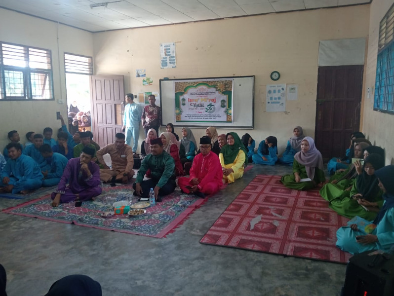 Keren ! SMKN 1 Bandar Laksamana Gelar Peringatan Isra' Mi'raj Nabi Muhammad SAW