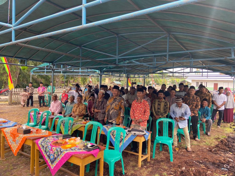 Pengurus Yayasan Serah Kunci Ke Kepsek MDTA Bagan Melibur, Dibagun Bermodalkan Semangat Goro
