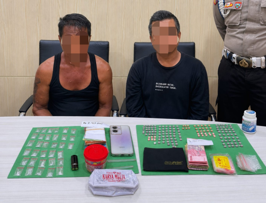 Polisi Gulung Dua Bandar Narkoba di Kampung Dalam dan Pangeran Hidayat