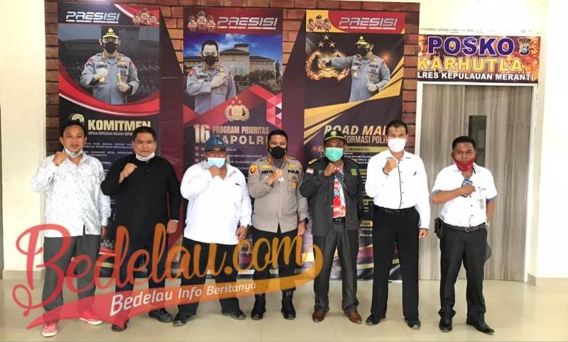 Kapolres Kepulauan Meranti Terima Kunjungan Pengurus LMBR, Ini yang Dibahas
