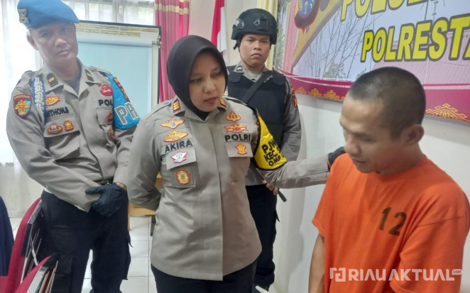 Tagih Utang Narkoba dengan Senjata Api, Eks Polisi di Pekanbaru Ditangkap Polsek Senapelan