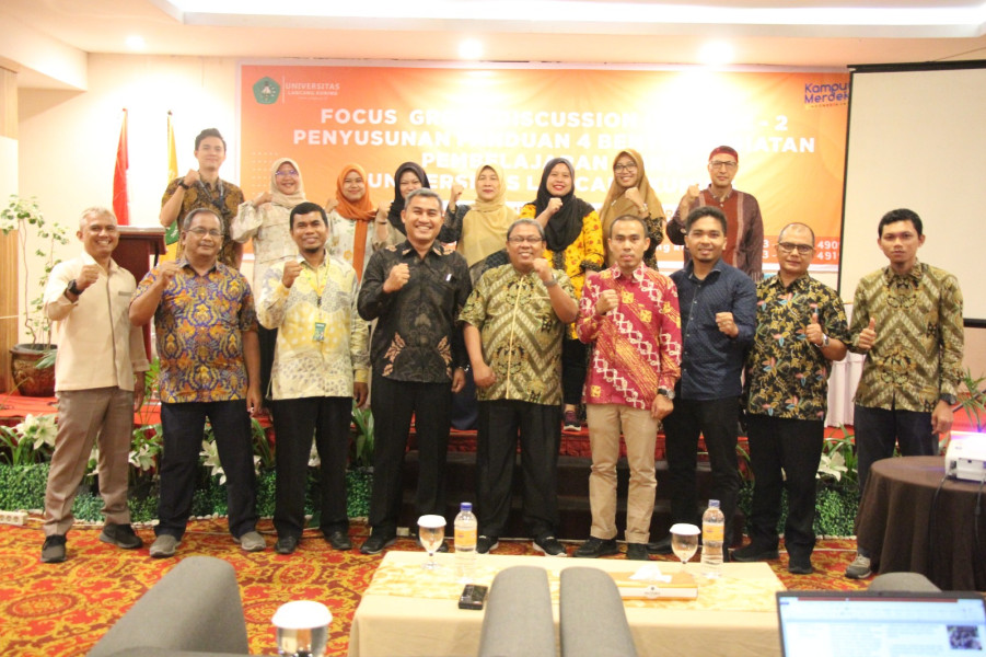 Unilak Adakan FGD II Penyusuan Panduan 4 Bentuk Kegiatan Pembelajaran MBKM
