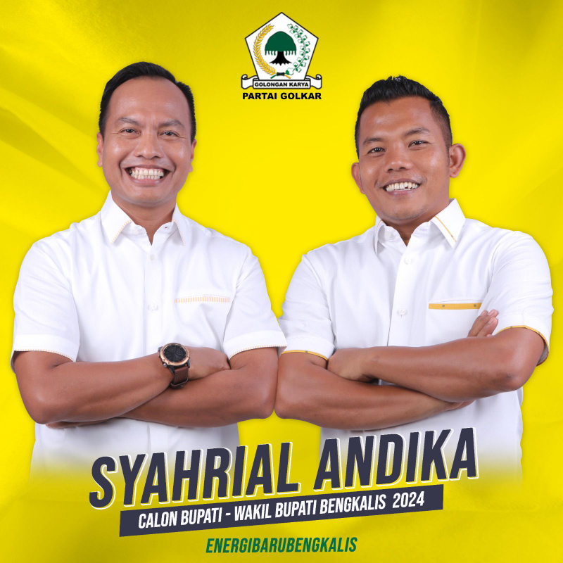 Syahrial-Andika Diusung Golkar untuk Pilkada Bengkalis