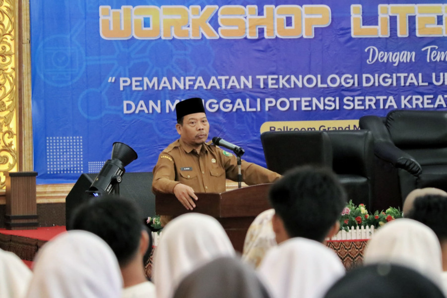Dorong Kecakapan Teknologi Bagi Pelajar Mahasiswa, Dinas Kominfotik Meranti Taja Literasi Digital